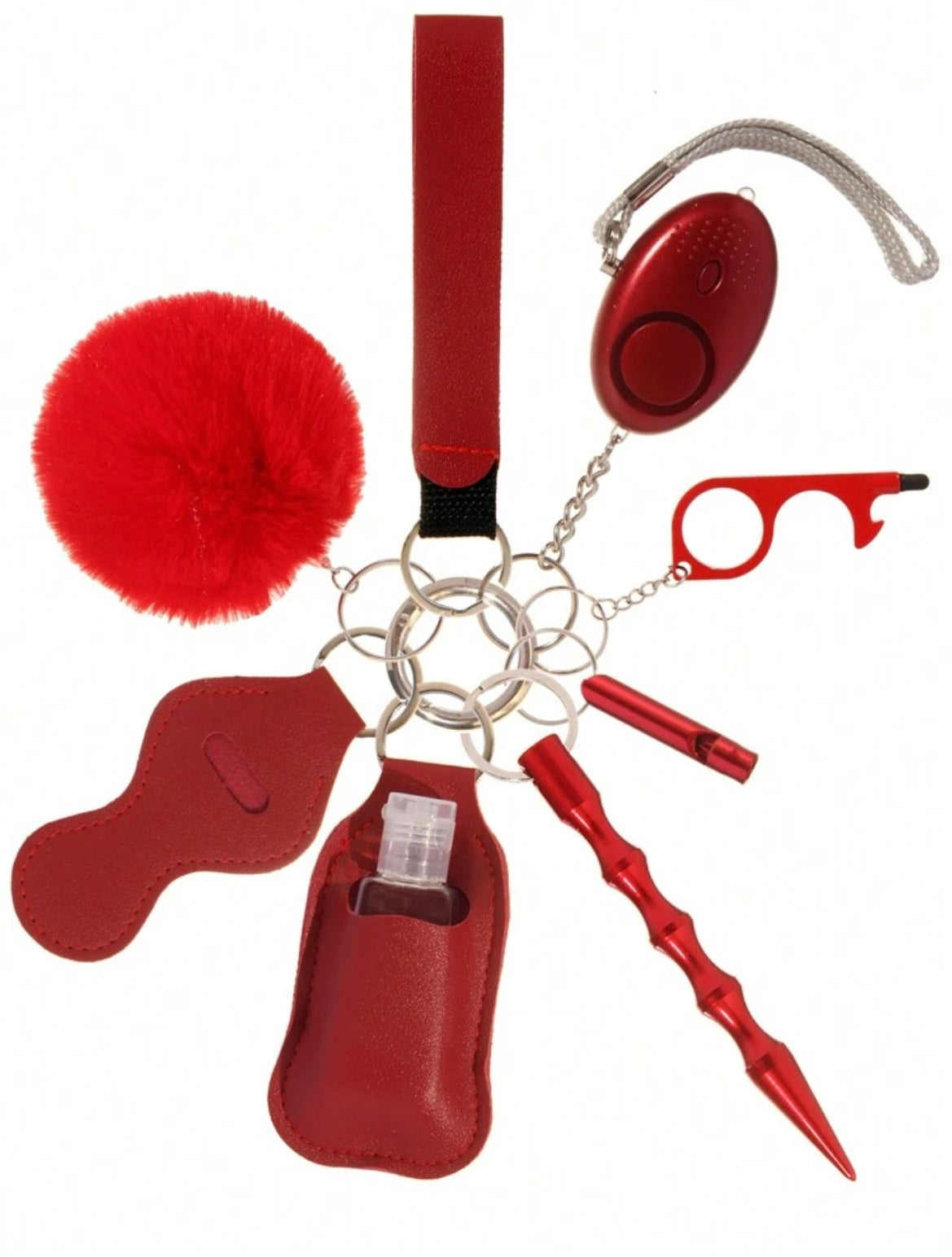 10 Piece Basic Safety Keychain