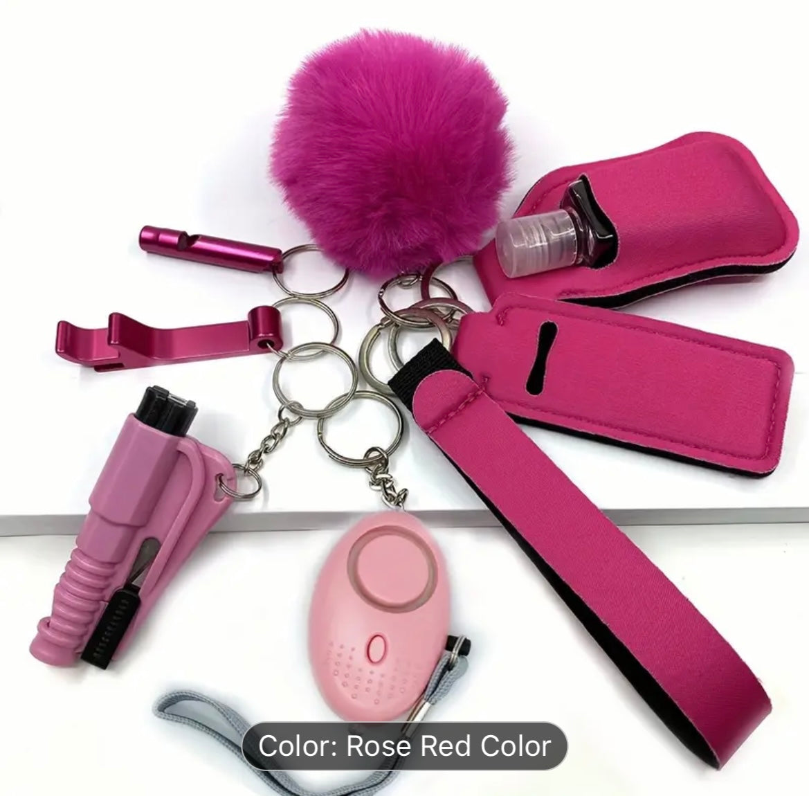 10 Piece Basic Safety Keychain