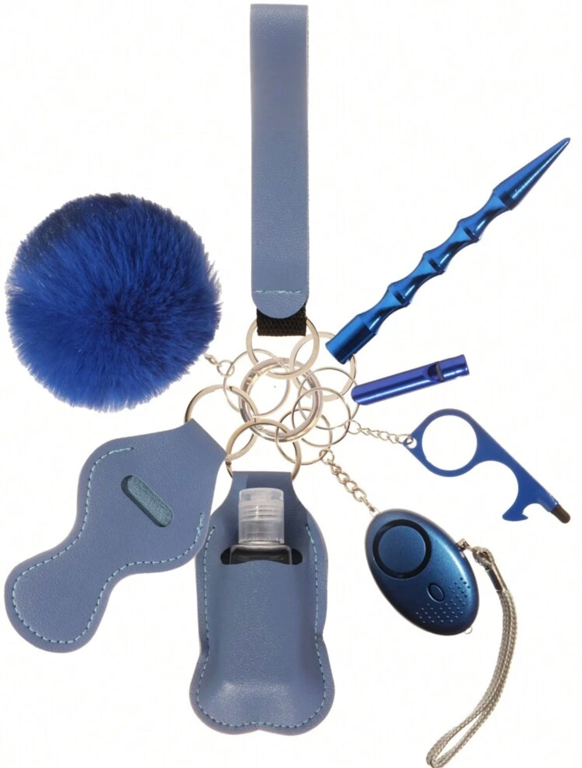 10 Piece Basic Safety Keychain