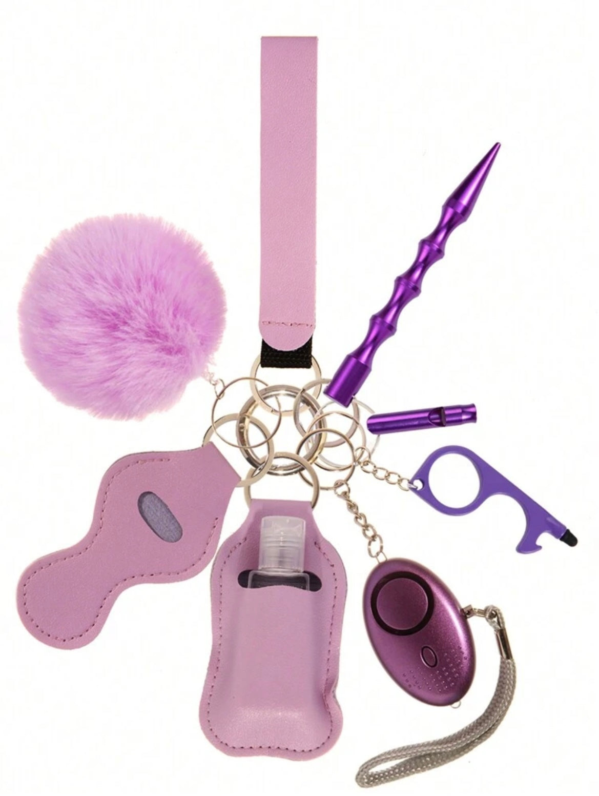 10 Piece Basic Safety Keychain