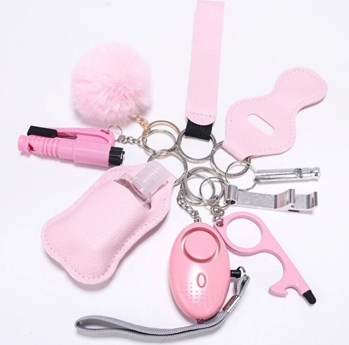 10 Piece Basic Safety Keychain